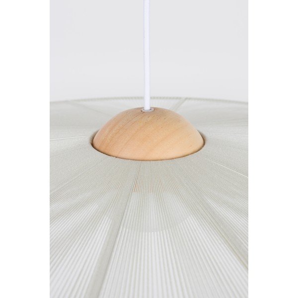 Baltos spalvos kabantis šviestuvas su pritemdymo funkcija ø 80 cm Belle – Zuiver-image-3