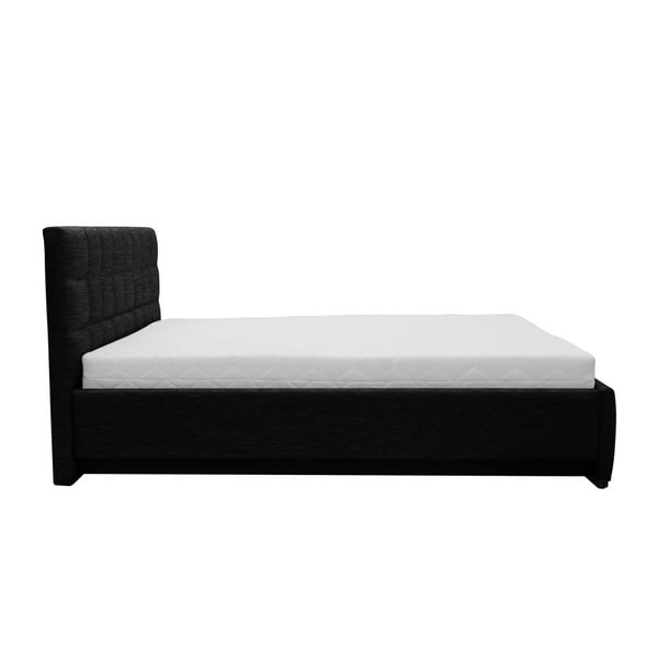 Juoda dvigulė lova Mazzini Beds Dream, 140 x 200 cm-image-3