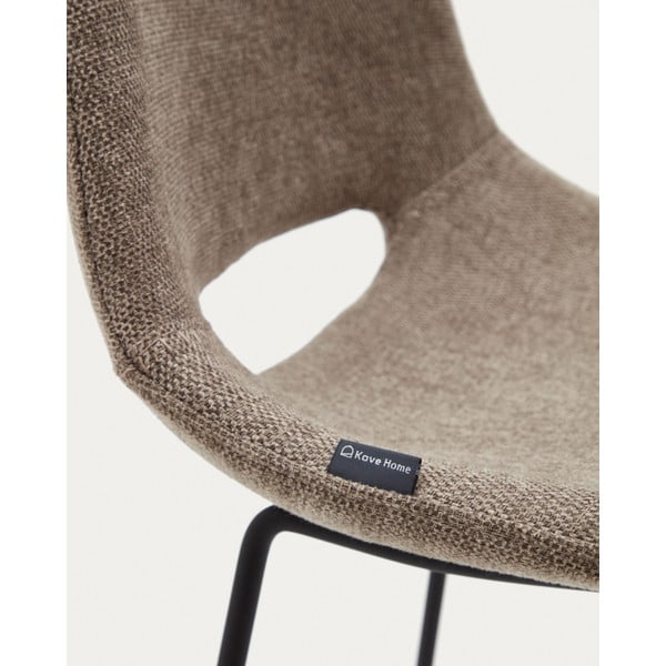 Baro taburėtės šviesiai rudos spalvos 2 vnt. (sėdynės aukštis 76 cm) Zahara – Kave Home-image-3