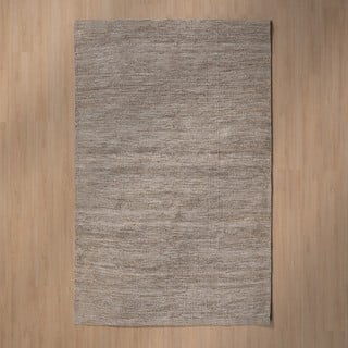 Apverčiamas iš vilnos mišinio kilimas rudos spalvos 160x230 cm – Ixia