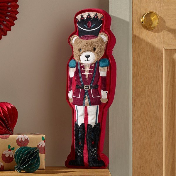 Dekoratyvinė pagalvėlė su Kalėdų motyvu 20x30 cm Christmas Nutcracker Bear – Catherine Lansfield-image-1