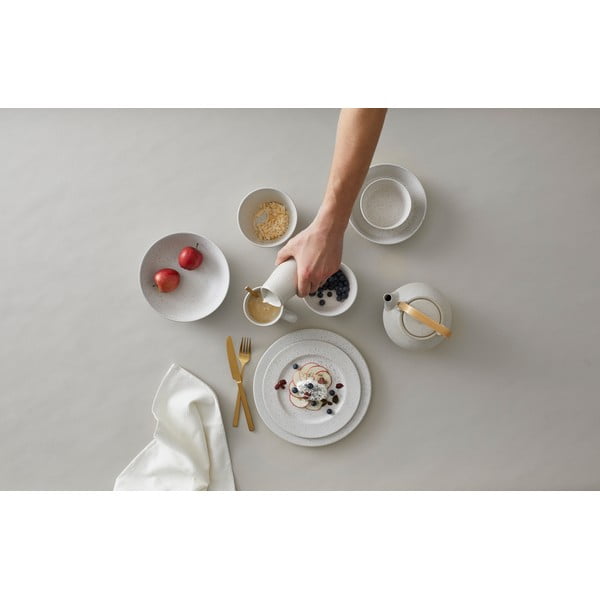 Matinės kreminės spalvos keramikos puodelis su rankena Bitz Basics, 300 ml-image-1