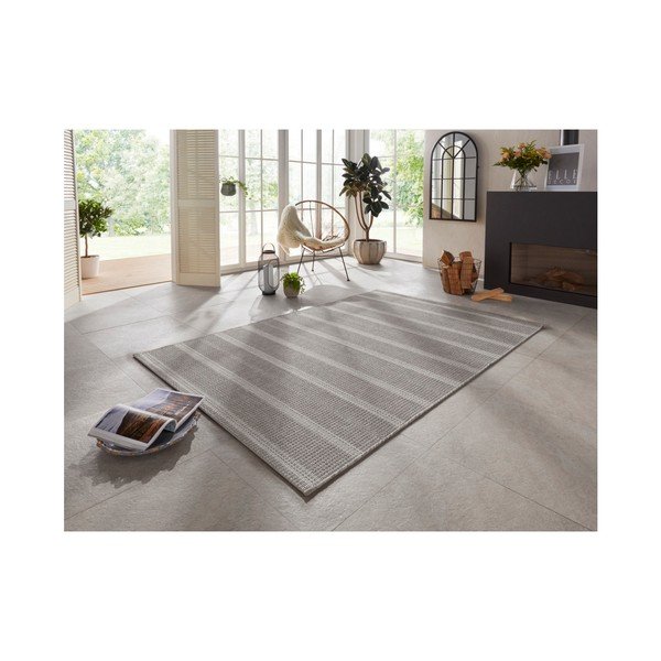 Pilkas lauko kilimas "Elle Decoration Brave Laon", 160 x 230 cm-image-1