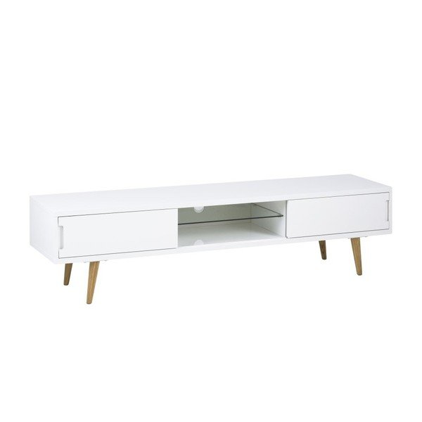 Baltas TV staliukas "Actona Elise", 180 x 46 cm-image-3