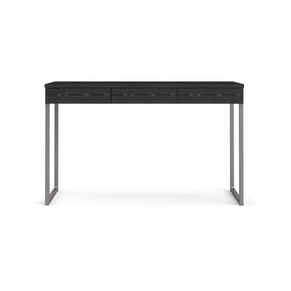 Juodas darbo stalas Tvilum Function Plus, 126 x 52 cm