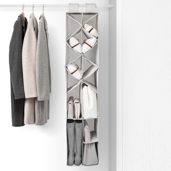 Pakabinamas iš tekstilės drabužių spintos organizatorius – Rayen-image-2