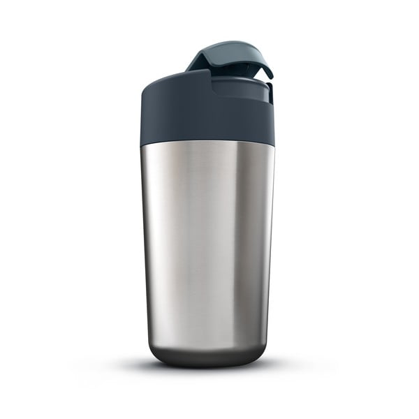 Kelioninis puodelis (ne termo) tamsiai mėlynos spalvos/blizgios sidabrinės spalvos 450 ml Sipp – Joseph Joseph-image-3