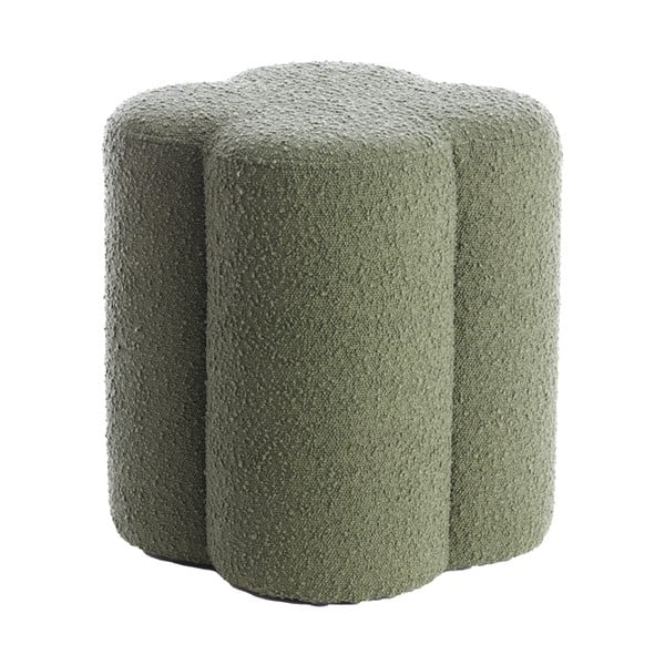 Iš boucle pufas žalios spalvos Nalani – Light & Living