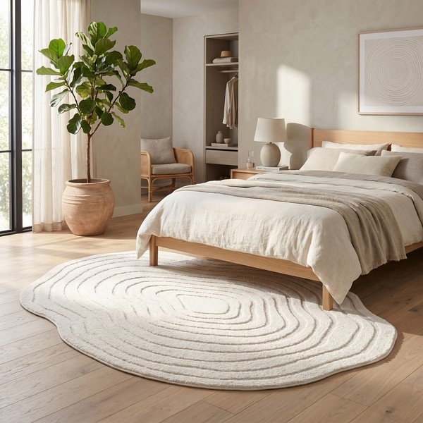 Kreminės spalvos kilimas 160x230 cm Pebble – ESTE-image-2