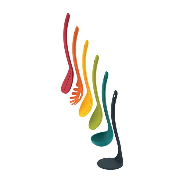 5 virtuvės įrankių rinkinys su stovu Joseph Joseph Nest-image-4