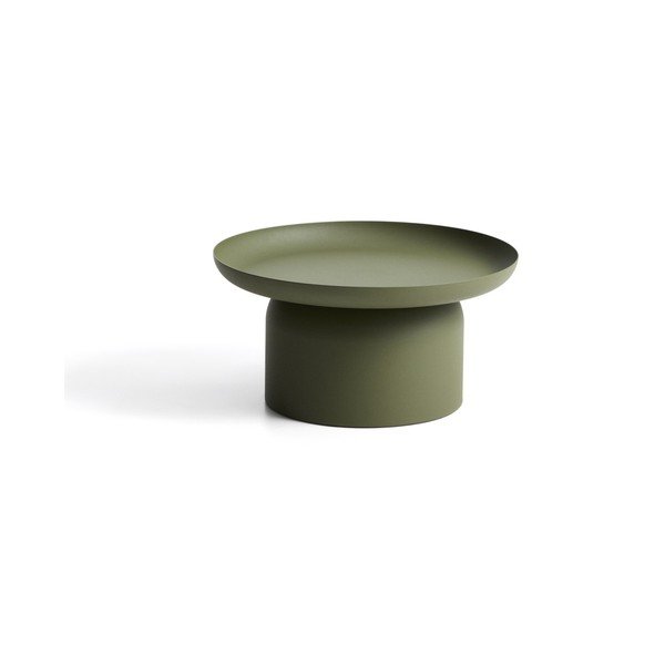 Iš metalo apvalios formos sodo šoninis staliukas ø 70 cm Arcola – Kave Home