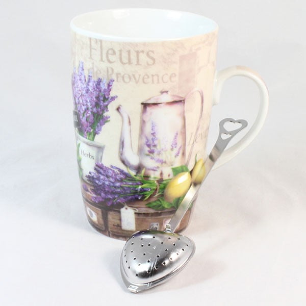 Puodelis su arbatos sieteliu Fleur de Provence