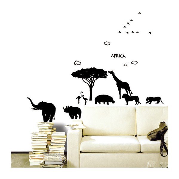 Sienų lipdukas Little African Animals-image-1