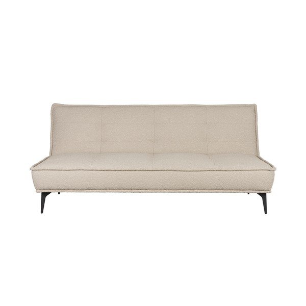 Smėlio spalvos iš boucle sulankstoma sofa 184 cm Cielke – White Label