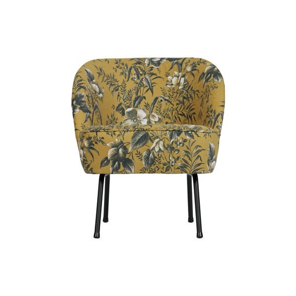 Geltonos spalvos krėslas Vogue – WOOOD-image-2
