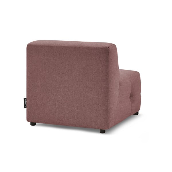 Tamsiai rožinės spalvos sofos modulis Kleber - Bobochic Paris-image-4