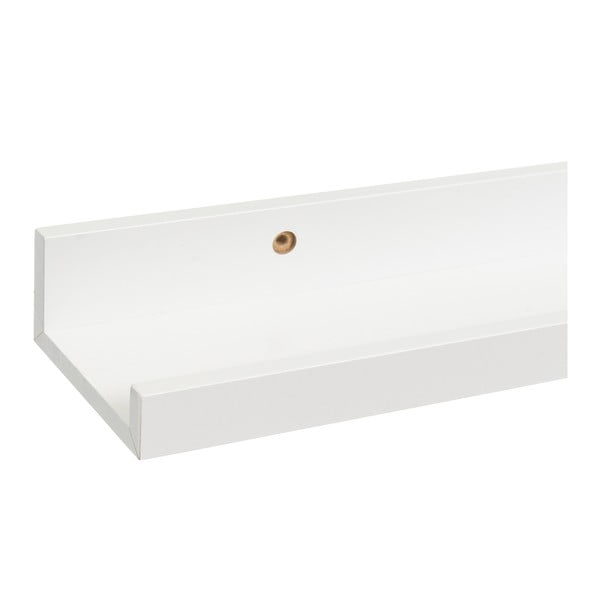 Sieninė lentyna baltos spalvos paveikslėliams 100 cm – Casa Selección-image-2