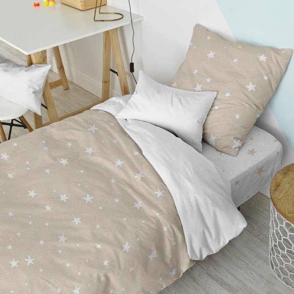 Viengulė vaikiška patalynė iš medvilnės 140x200 cm Little star – Happy Friday-image-1