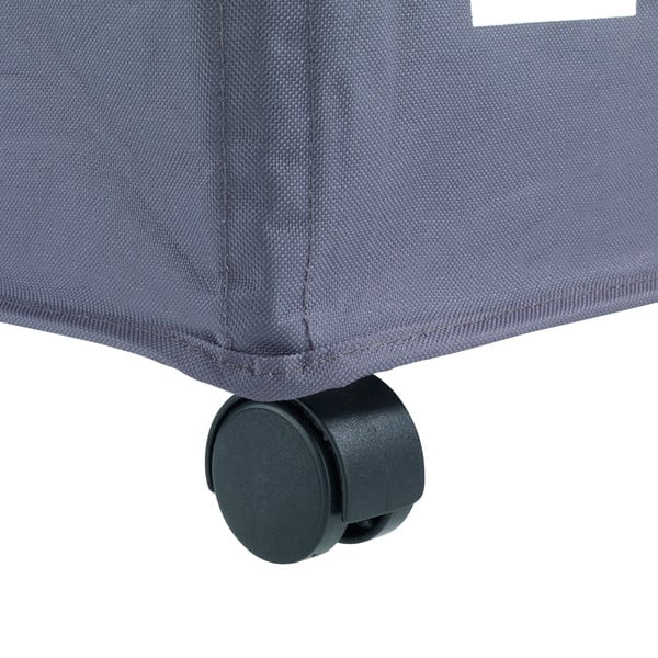 Pilkas trigubas skalbinių krepšys Wenko Trivo, 117,6 l-image-3