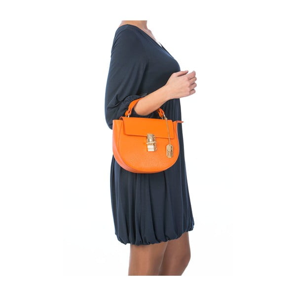 Odinė rankinė Grana Dollaro Orange-image-1