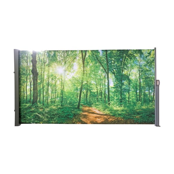Iš metalo/iš tekstilės tvora žalios spalvos 300x160 cm – Garden Pleasure
