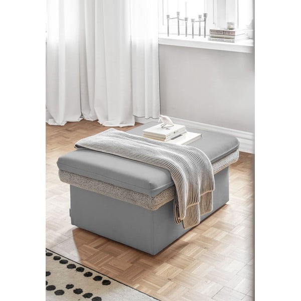 Taburetė šviesiai pilkos spalvos Wilson – Miuform-image-3