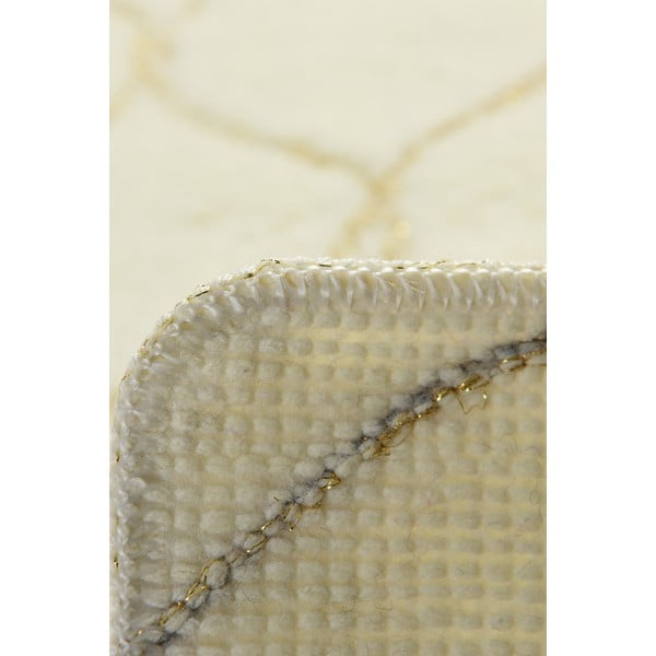 2 smėlio spalvos stačiakampių vonios kilimėlių rinkinys Foutastic Wave-image-4