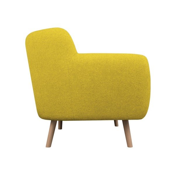 Geltonas fotelis "Kooko Home Pop-image-4