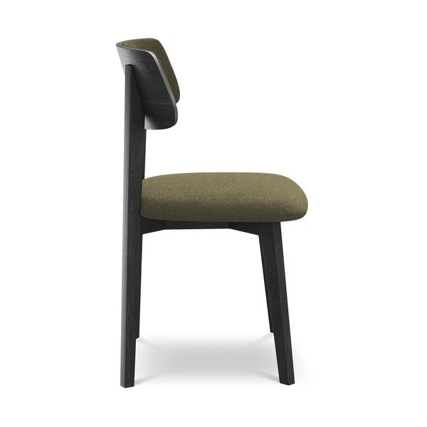 Žalios spalvos iš medienos masyvo valgomojo kėdė Niu – Makamii-image-2