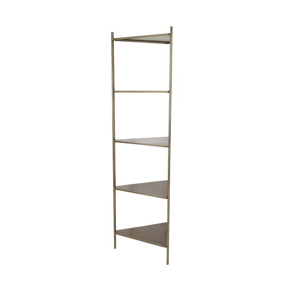 Aukso spalvos metalinė knygų spinta 58,5x200 cm Display - Light & Living-image-1