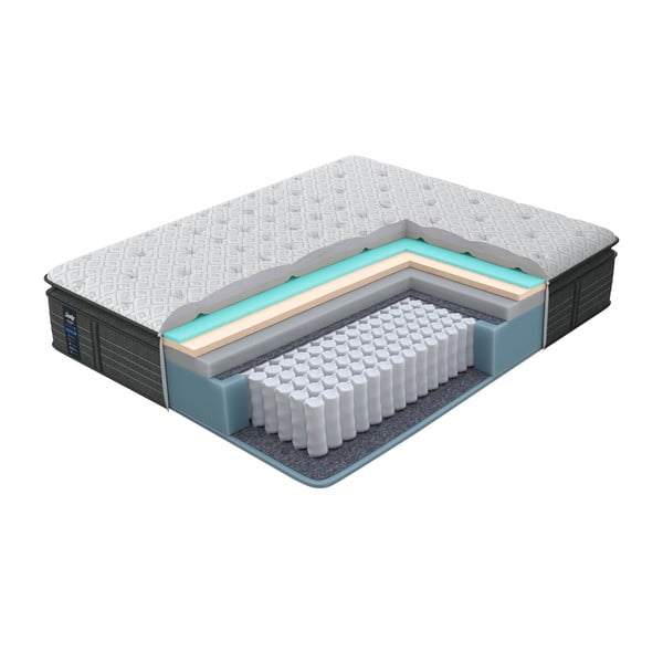 Minkštas čiužinys Sealy Premier Plush Black Edition, 140 x 200 cm-image-2