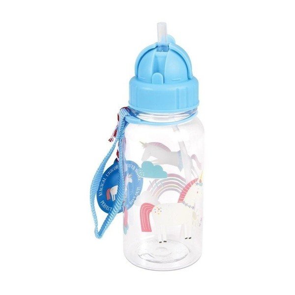 Mėlynos spalvos iš tritano vaikiškas buteliukas 500 ml Magical Unicorn – Rex London-image-2