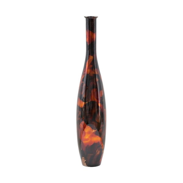 Rudos spalvos perdirbto stiklo vaza Mauro Ferretti Ares, aukštis 100 cm