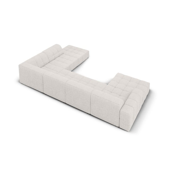Kampinė sofa šviesiai pilkos spalvos (su dešiniuoju kampu/„U“ formos) Chicago – Cosmopolitan Design-image-4