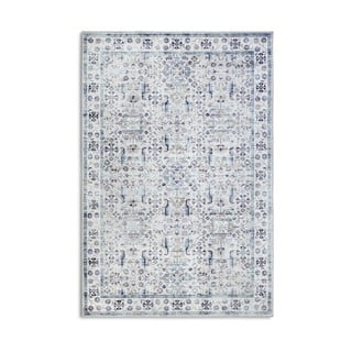 Kilimas šviesiai mėlynos spalvos 80x150 cm Saveh Cream Blue – Elle Decoration
