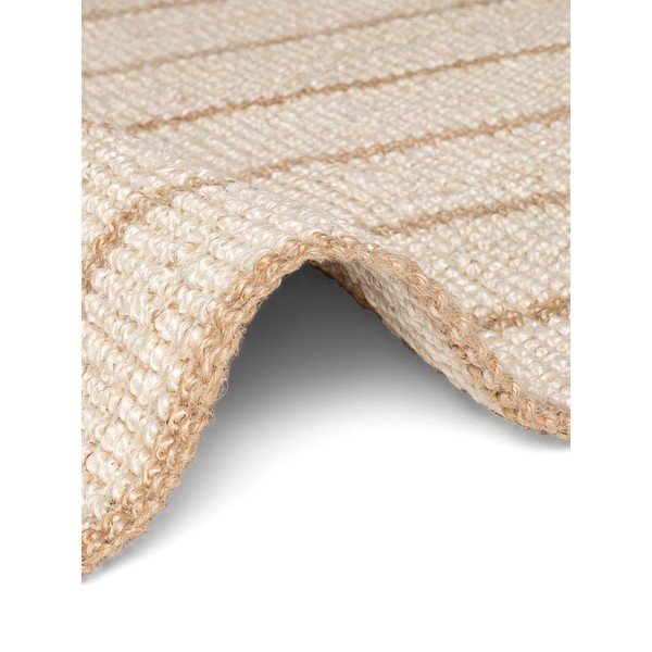 Rankų darbo kreminės spalvos iš džiuto kilimas 160x230 cm Harvest Sierra – Elle Decoration-image-4