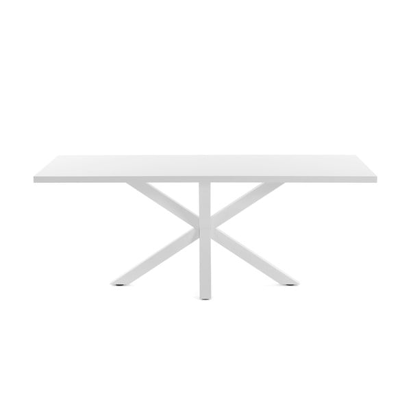 Baltas valgomojo stalas Kave Home Arya, 160 x 100 cm-image-4