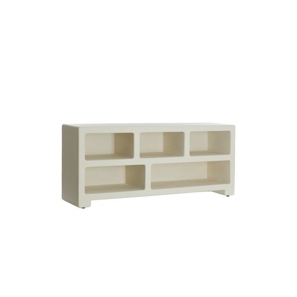 Kreminės spalvos pastatoma lentyna 140x60x35 cm Nahua – Light & Living-image-3