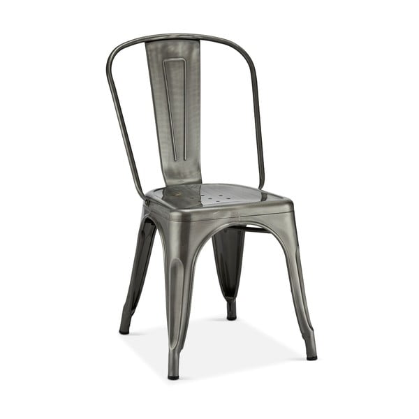 Valgomojo kėdės iš metalo šviesiai pilkos spalvos 2 vnt. Korona – Furnhouse