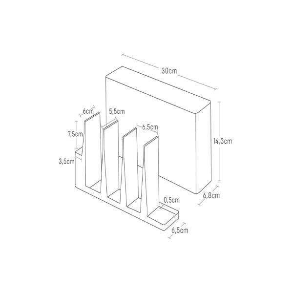 Indų stovas iš metalo Tower – YAMAZAKI-image-4
