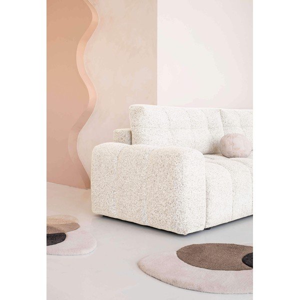 Kreminės spalvos sulankstoma/su sandėliavimo vieta modulinė kampinė sofa (su dešiniuoju kampu) Lulu – Miuform-image-4