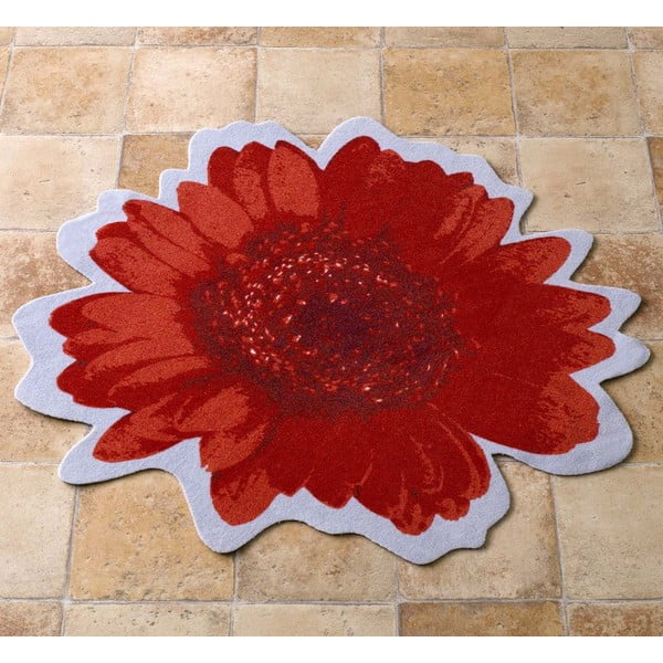 Specialus kilimas - raudona gėlė, 100 cm