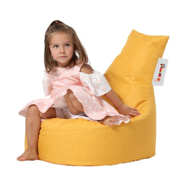 Vaikiškas sėdmaišis geltonos spalvos Baton – Floriane Garden-image-1