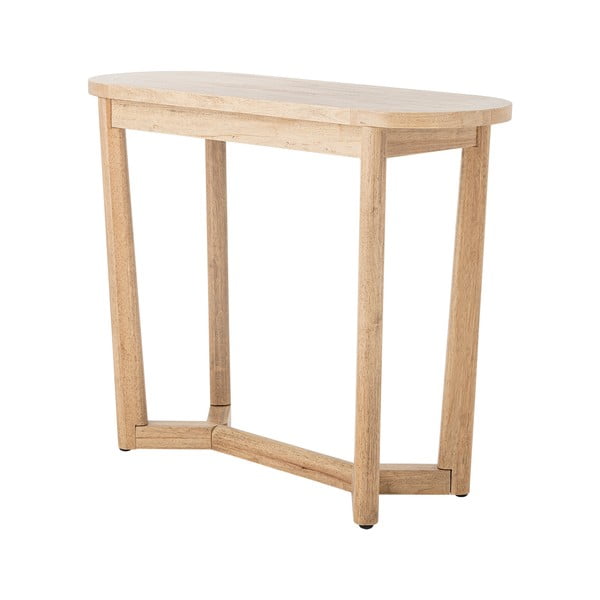 Natūralios spalvos iš kaučiukmedžio masyvo konsolinis staliukas 35x100 cm Serrone – Bloomingville-image-2