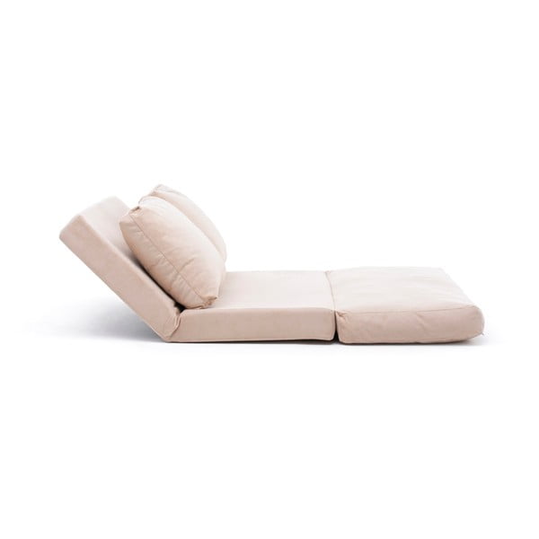 Sulankstoma sofa kreminės spalvos 120 cm Taida – Balcab Home-image-3