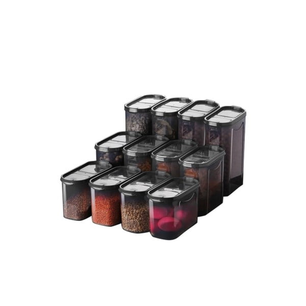 Maisto laikymo indai 12 vnt. miltams/makaronams – Hermia-image-2