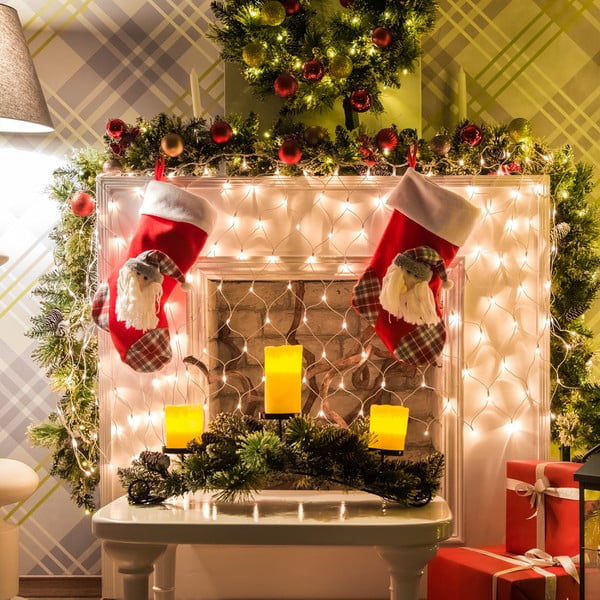 Skaidri LED lempučių girlianda DecoKing Web, 200 lempučių, ilgis 2 m-image-1