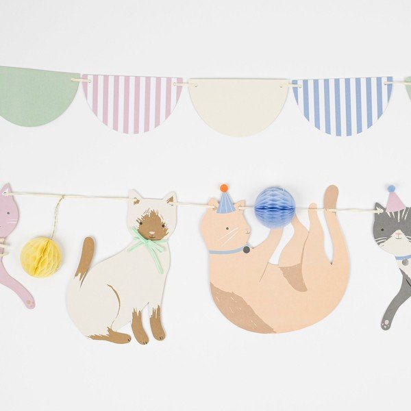 Girlianda Cute Kittens – Meri Meri-image-1