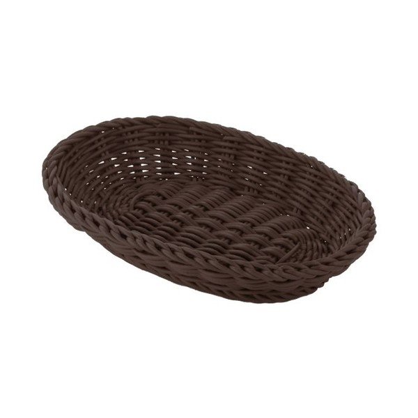 Krepšelis Tischkorb Oval Brown, 21x15x8 cm