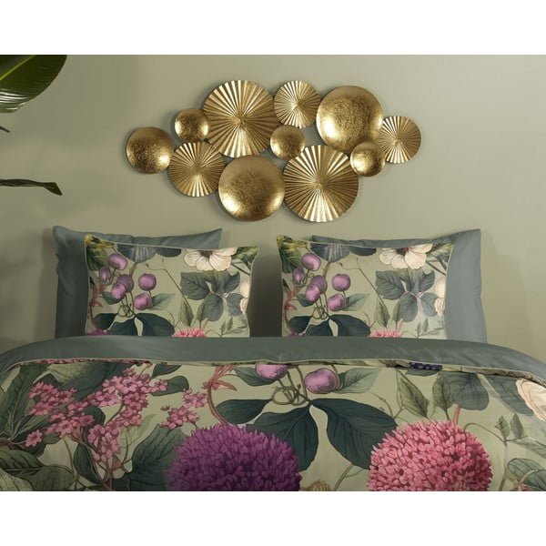 Khaki spalvos iš satino medvilnės viengulė/itin ilga patalynė 140x220 cm Onaz – Descanso-image-2